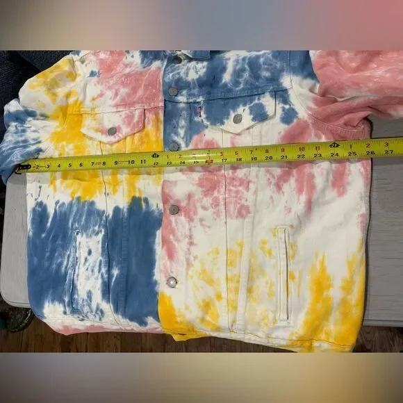 Levi's Vibrant Tie-Dye Denim Jacket - Picture 13 of 14